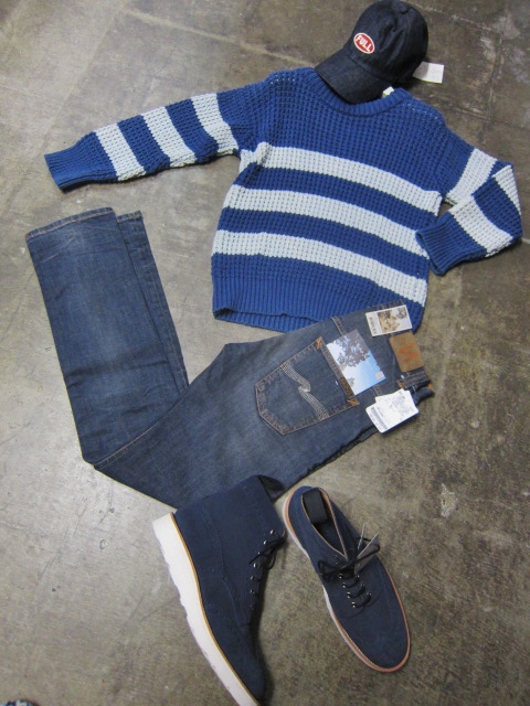 春~初夏にかけて・・・Cotton KNIT SWEATER By OLD DERBY_d0152280_4401629.jpg