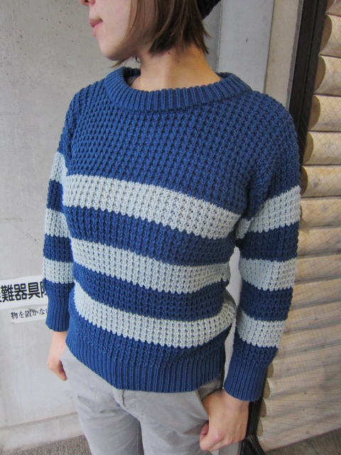 春～初夏にかけて・・・Cotton KNIT SWEATER　By OLD DERBY_d0152280_4414464.jpg