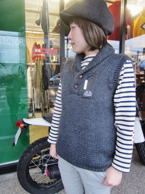 春~初夏にかけて・・・Cotton KNIT SWEATER By OLD DERBY_d0152280_443392.jpg