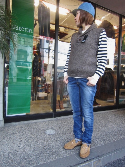 春～初夏にかけて・・・Cotton KNIT SWEATER　By OLD DERBY_d0152280_4435930.jpg