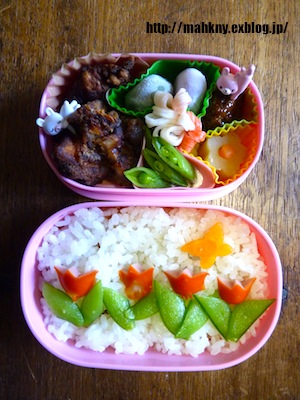 チューリップ弁当。_e0198587_09542040.jpg