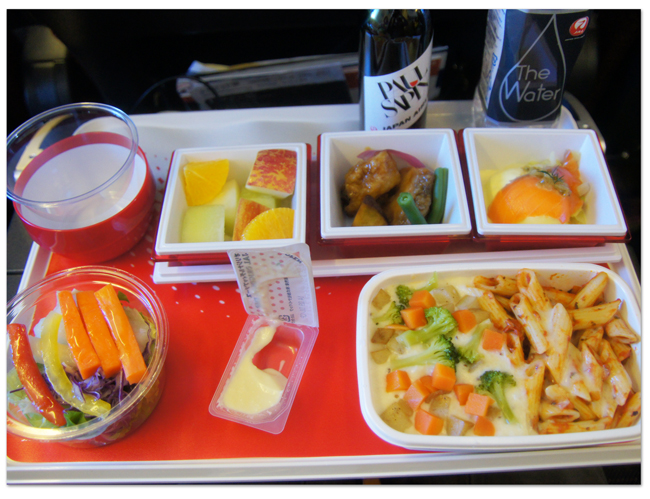 東カリブ海クルーズ(2) シカゴ線往路機内食など_d0210324_413534.jpg