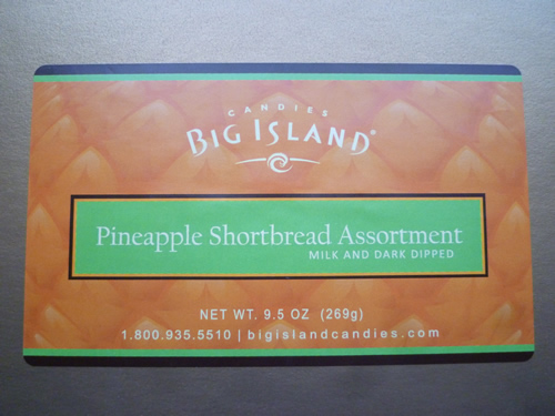 Pineapple Shortbread Dipped Assortment＠Big Island Candies_c0152767_21534297.jpg