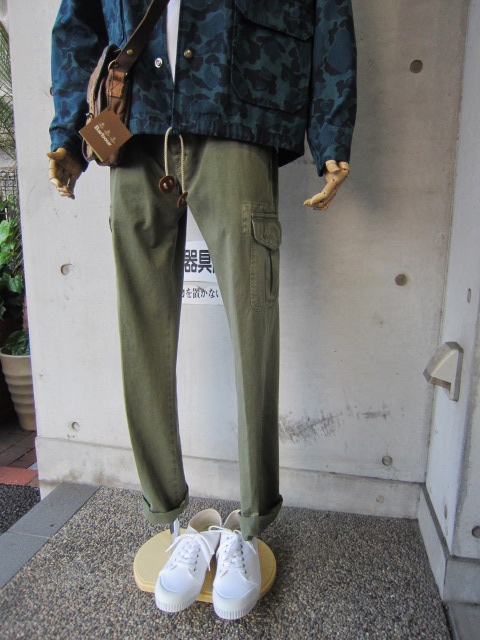 BLUE CAMO WAX COACH JACKET 。。。By Mt.REINIER DESIGN_d0152280_053316.jpg