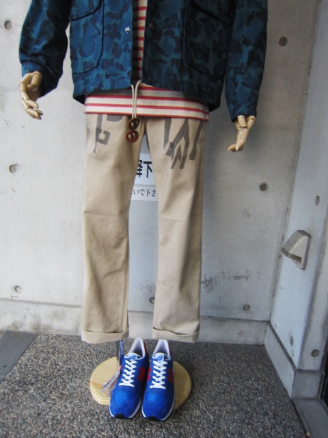 BLUE CAMO WAX COACH JACKET 。。。By Mt.REINIER DESIGN_d0152280_0542066.jpg
