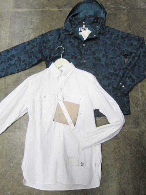 BLUE CAMO WAX COACH JACKET 。。。By Mt.REINIER DESIGN_d0152280_0575764.jpg