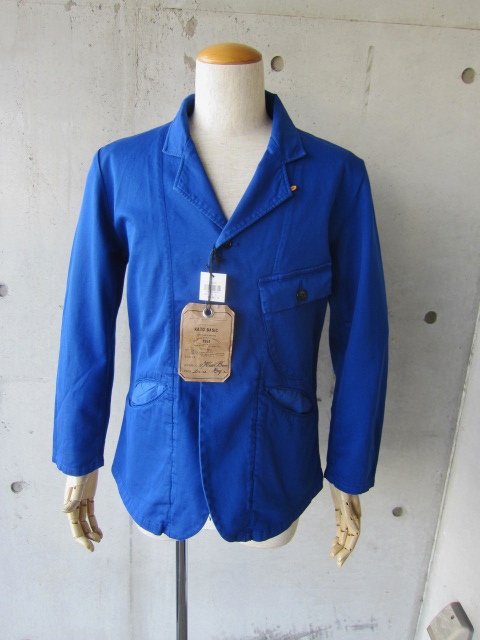 Kato BASIC ・・・ BLUE WORK TAILRORED JKT & 御知らせ。。。_d0152280_15445158.jpg