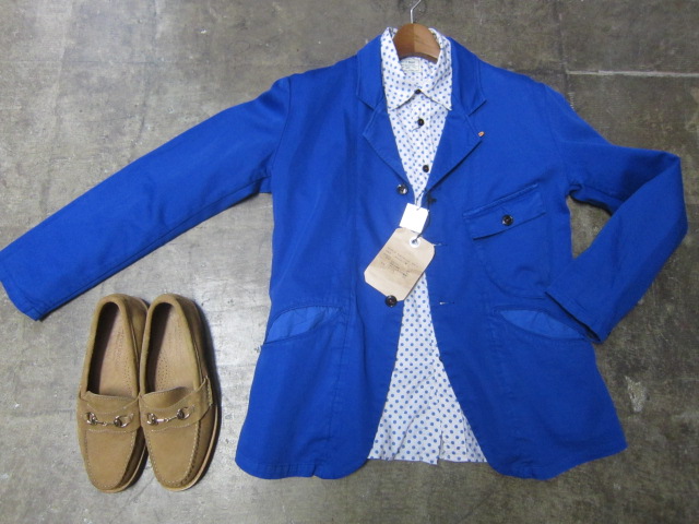 Kato BASIC ・・・ BLUE WORK TAILRORED JKT & 御知らせ。。。_d0152280_2220648.jpg