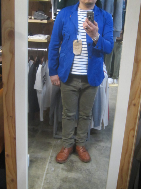Kato BASIC ・・・ BLUE WORK TAILRORED JKT & 御知らせ。。。_d0152280_22214655.jpg