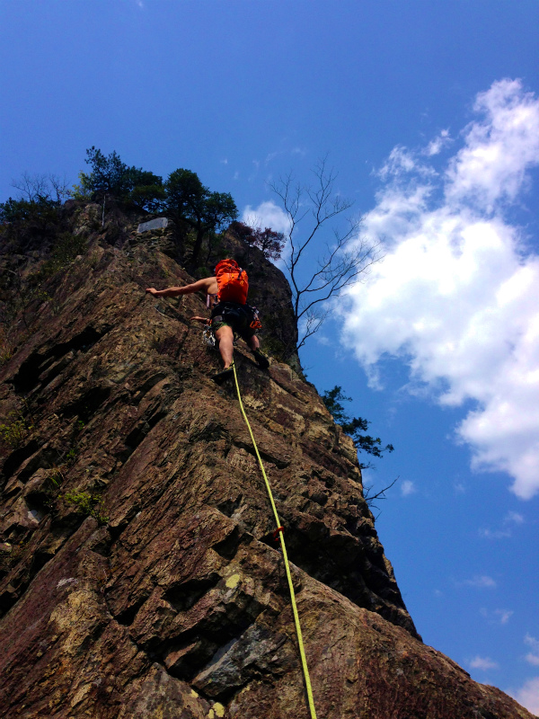 兵庫県 雪彦山　Multipitch Climbing 2014/04/23_b0220886_111628100.jpg