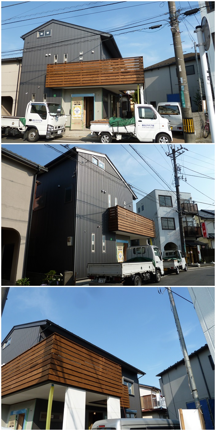 相模原市中央区の家☆足場が外れました_c0152341_17534982.jpg