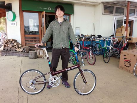 納車 Bike Friday : 自転車は未来の乗り物