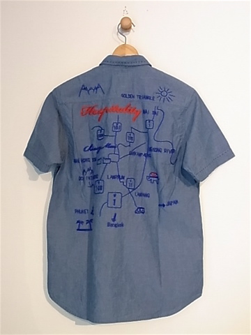 GAIJIN MADE / EMBROIDERY MAP SS SHIRTS_f0139457_1213599.jpg