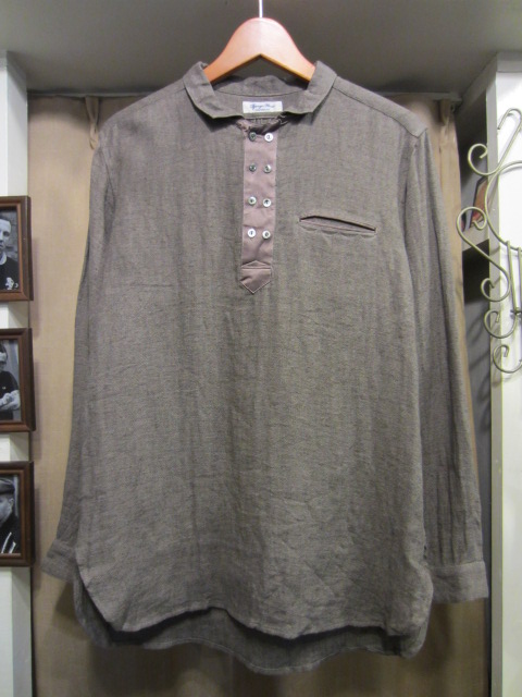 経年変化中（VICTORIANS LINEN SHIRT）_f0202785_22161187.jpg