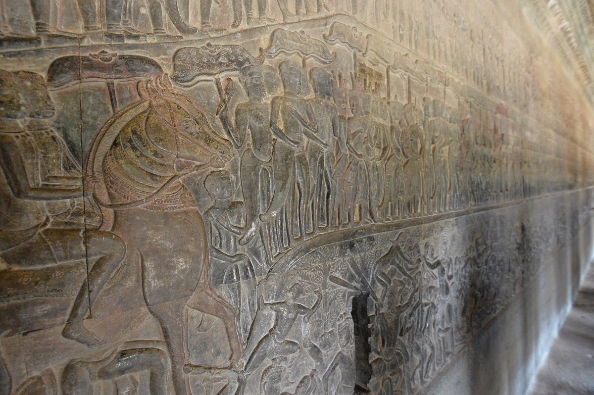 18. アンコール・ワット第一回廊壁画 Angkor Wat's Relief of 18. アンコール・ワット第一回廊壁画 Angkor Wat's Relief of