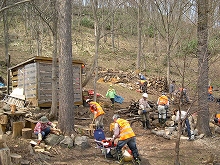 平成26年4月27日(日) 高川山林 天候:晴れ 参加:23名+若干名_c0173813_22470131.jpg