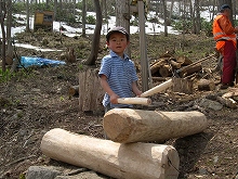 平成26年4月27日(日) 高川山林 天候:晴れ 参加:23名+若干名_c0173813_23183695.jpg