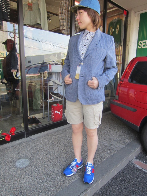 今季の本命★ SHORTS の1つ。。。Kato BASIC ・・・ Natural CARGO SHORTS!♪! _d0152280_3495220.jpg