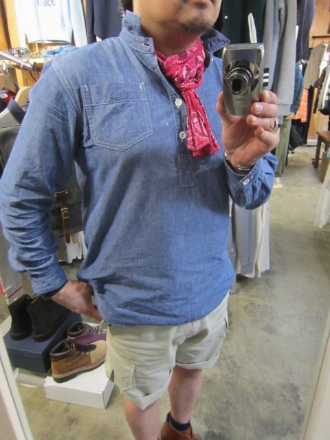 今季の本命★ SHORTS の1つ。。。Kato BASIC ・・・ Natural CARGO SHORTS!♪! _d0152280_3544547.jpg