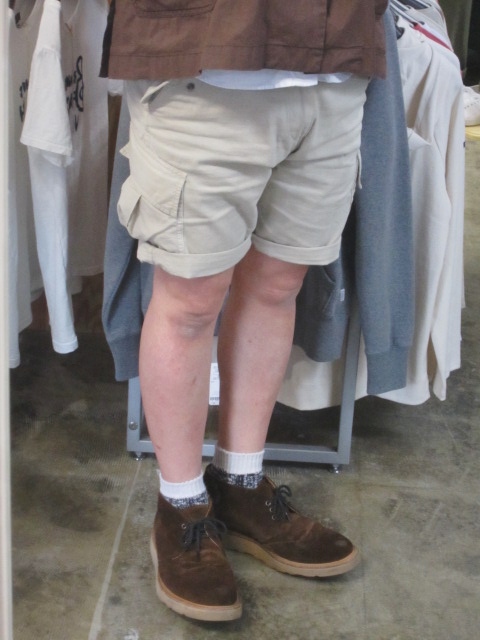 今季の本命★ SHORTS の1つ。。。Kato BASIC ・・・ Natural CARGO SHORTS!♪! _d0152280_355117.jpg