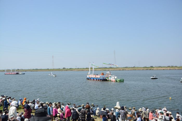 『香取神宮式年神幸祭／御座船、”進発”』　jf-7_a0104495_10263160.jpg