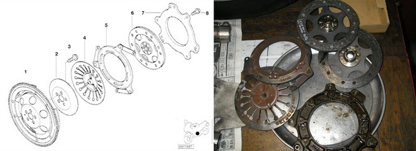 R1100S BCR クラッチ板の交換_e0218639_17583579.jpg