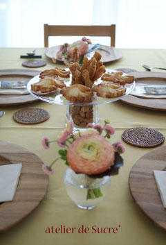 大人可愛いパイ菓子@One day Lesson、Cake Class4月_b0065587_13272960.jpg
