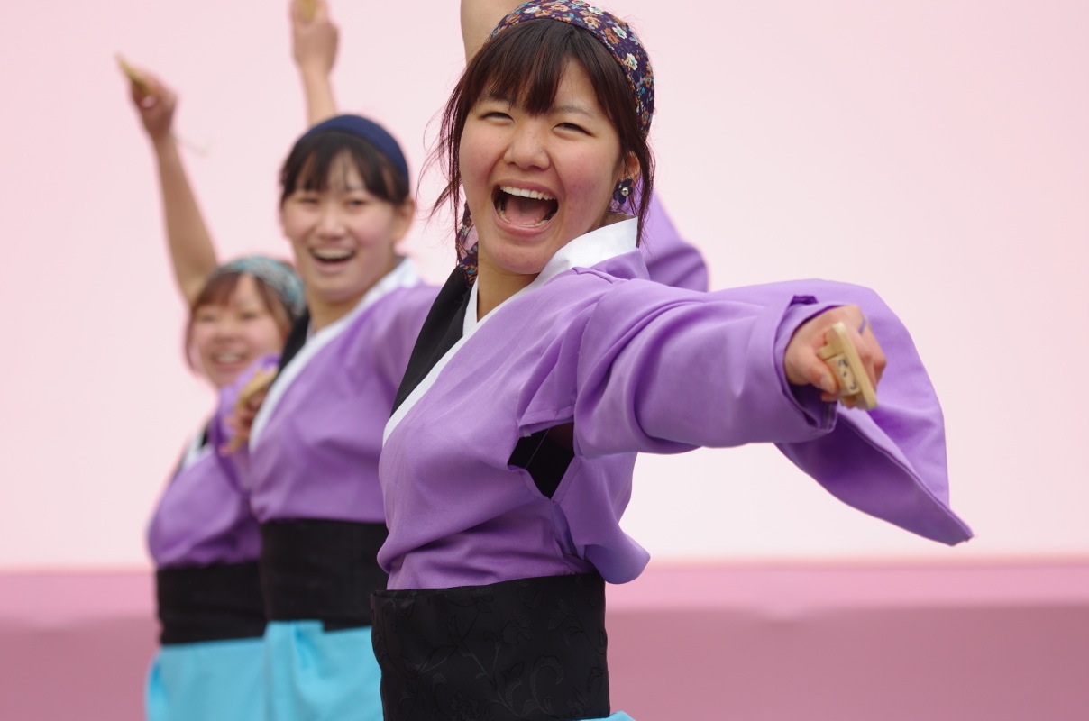 京都さくらよさこい２０１４一日目その８（京都文教大学よさこいサークル風竜舞伝）_a0009554_0161477.jpg