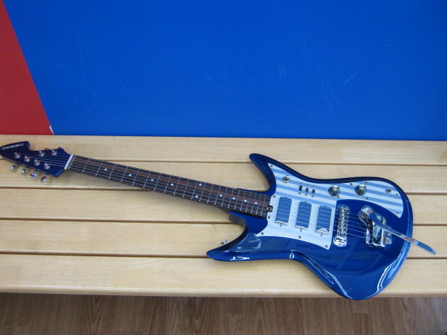 【希少】Teisco テスコ k-56 ビザールギター エレキギター 希少】Teisco K-56 ビザールギター 復刻版 - メルカリ