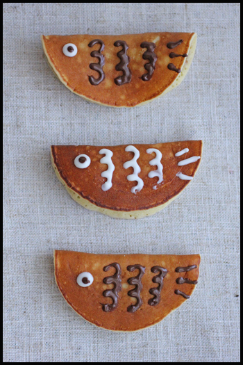 子供の日に ホットケーキミックスで簡単 モッちモチ鯉のぼりの若鮎 ビジュアル系フード