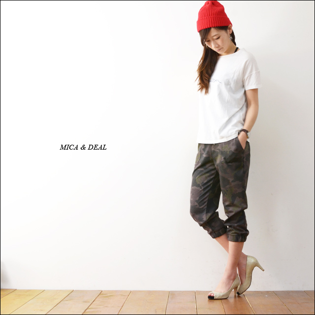 MICA&DEAL [マイカアンドディール] オリジナル迷彩ポンチパンツ [M14B044] LADY\'S_f0051306_21464155.jpg