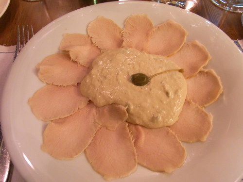 ツナソースとなすのポルペッテ　Tonnato e porpette di meranzane　_a0221113_07145277.jpg