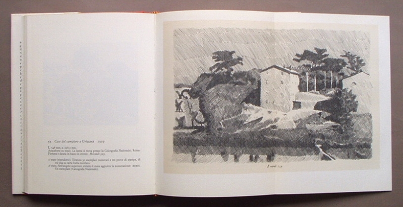 ジョルジオ・モランディの銅版画展図録「Morandi 50 gravures
