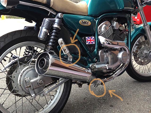 SRV250 純正マフラー　4DN 2025年最新】srv250 マフラーの人気アイテム - メルカリ