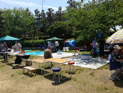 甲子園浜海浜公園でバーベキュー さくらさくら 甲子園浜海浜公園でバーベキュー さくらさくら