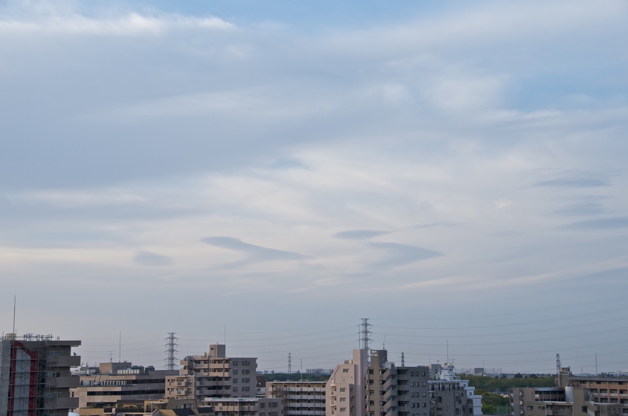 ４月２８日の朝空＆夕空_d0154110_1583125.jpg