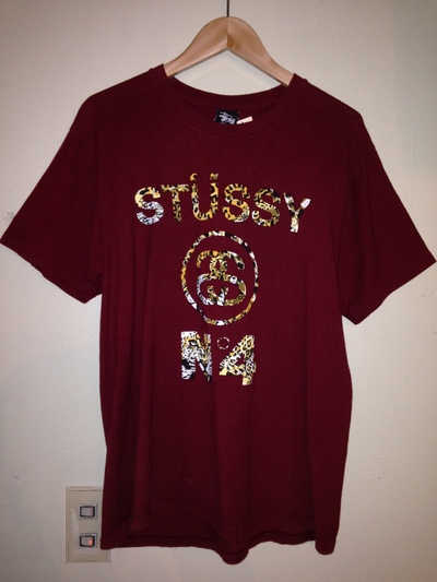 STUSSY　ステューシー　Tシャツ　　カモレオパードＮ４シャネル_e0240460_20412541.jpg