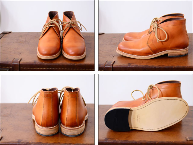 moto leather＆silver[モトレザー] Chukka carf leather Boot