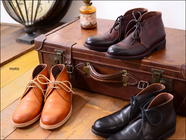 moto leather＆silver[モトレザー] Chukka carf leather Boot 