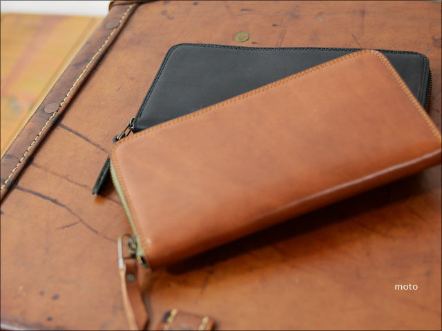 moto leather＆silver[モトレザー] ファスナーロングウォレット