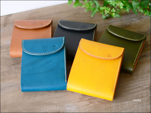 レザー三つ折り財布 MOTO moto 三つ折り財布 Moto 三つ折財布 レザー