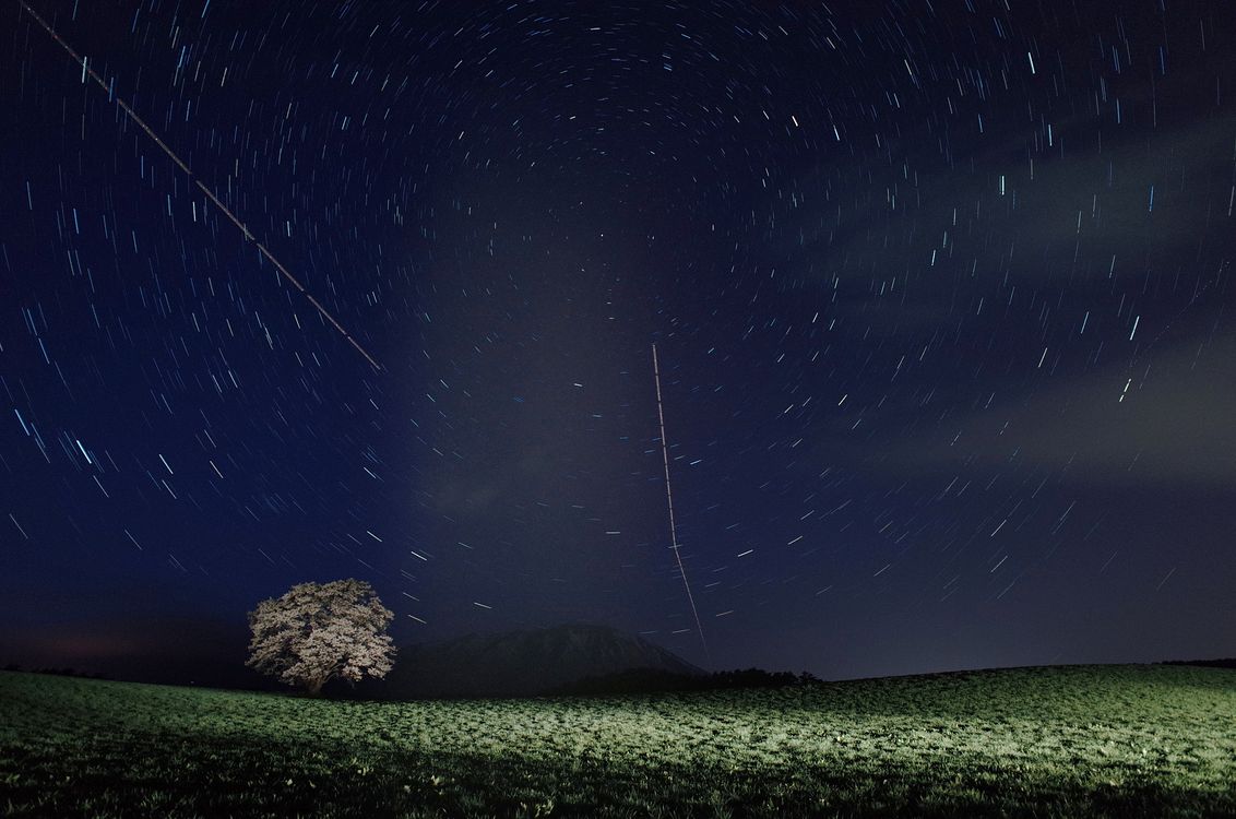 小岩井農場一本桜：星景写真・・・２０１４年春の東北紀行（その３）_a0031821_110138.jpg