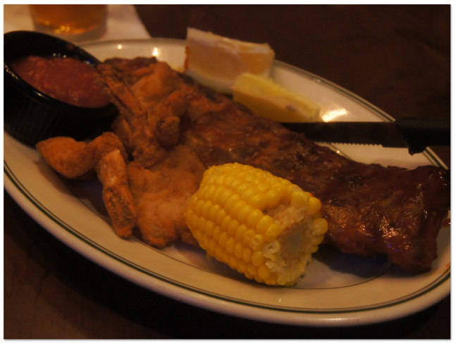 東カリブ海クルーズ(4) シカゴ名物リブ・ステーキ_d0210324_917452.jpg
