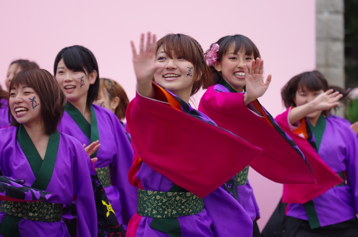 京都さくらよさこい２０１４一日目その１４（神戸大学よさこいチーム山美鼓）_a0009554_23393462.jpg