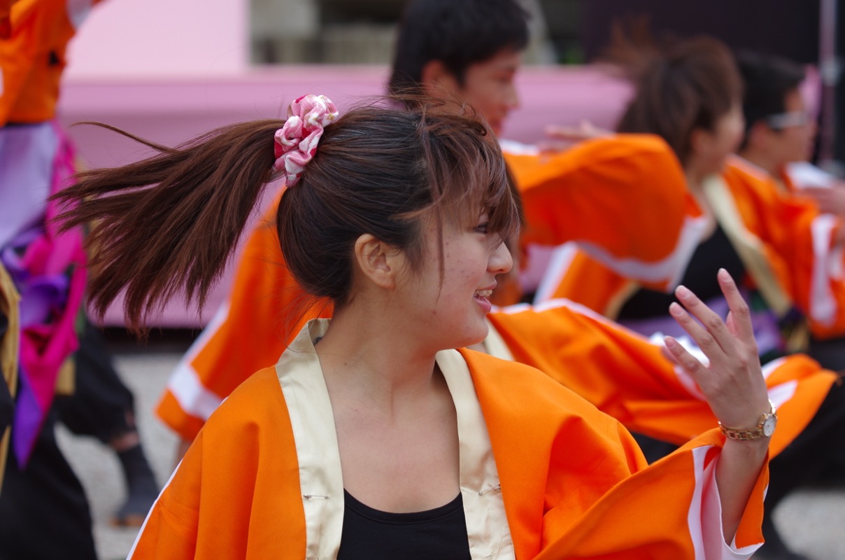 京都さくらよさこい２０１４一日目その１４（神戸大学よさこいチーム山美鼓）_a0009554_23485077.jpg