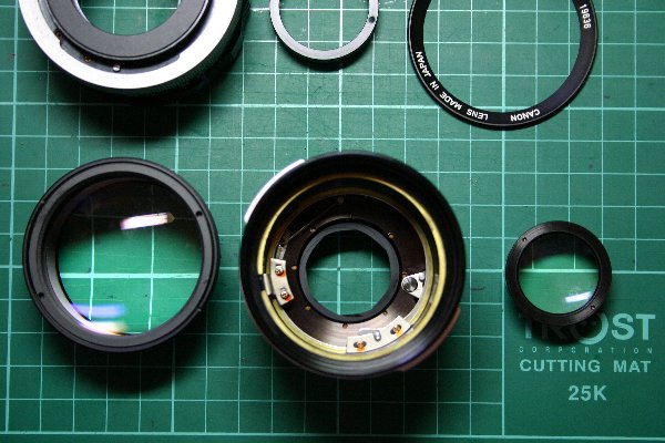 Canon FL 85mm F1.8 分解修理 : ドラマチックカメラ Canon FL 85mm F1.8 分解修理 : ドラマチックカメラ