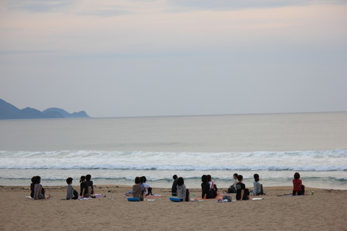 夕陽を浴びて、リフレッシュ~♪_a0200771_1814370.jpg