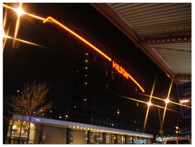 東カリブ海クルーズ(6) HILTON CHICAGO O\'HARE AIRPORT_d0210324_8433311.jpg