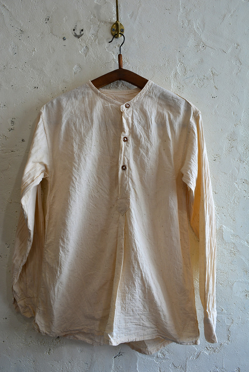 Bulgarian army cotton linen pull over shirts_f0226051_15243868.jpg