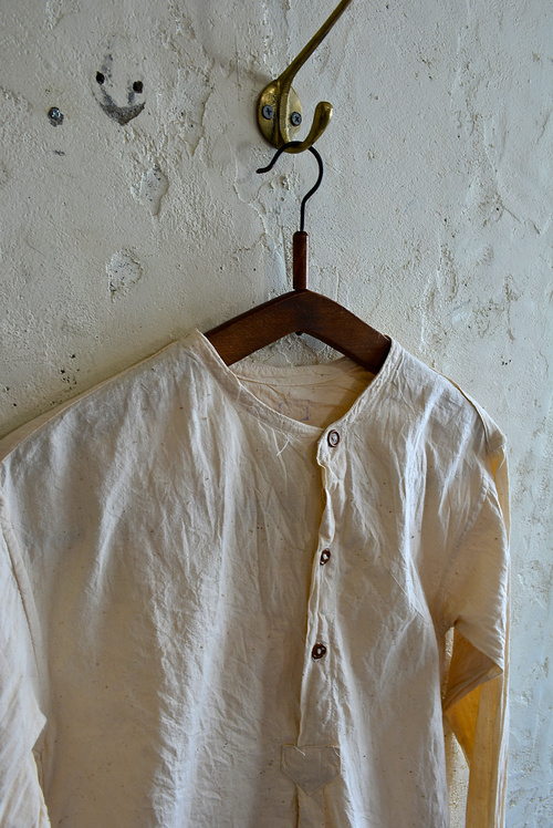 Bulgarian army cotton linen pull over shirts_f0226051_15253572.jpg